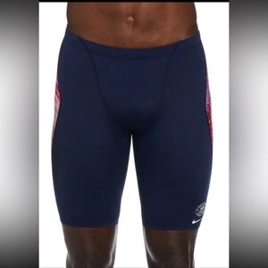 Nike Swim Men's Cloud Team USA HydraStrong Print Jammer NWT Size 36 (Large)